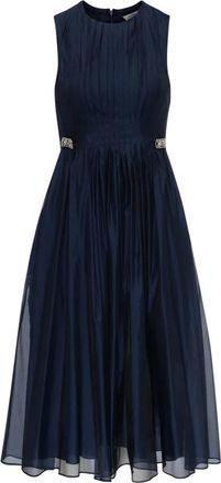 Max Mara Stijlvolle Wally Jurk - Dames - Feestkleedjes - Blauw - M - Kleedjes