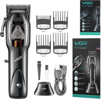 Trade Shop Trade Shop - Tagliacapelli Uomo Professionale Senza Filo Ricaricabile A Batteria 0 Mm Vgr653
