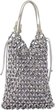 Staud Staud Karla Shoulder Bag Silver