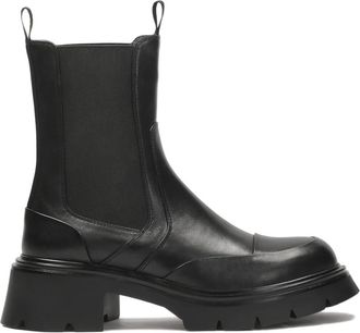 Kazar Chelsea laarzen van natuurlijk leer - Dames - Chelseaboots - Zwart - 40 EU - Leer - Schoenen