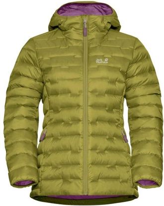 Jack Wolfskin Passamani Down Hoody Daunenjacke f&uuml;r Damen | oliv