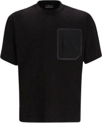 Herno Tops, Heren, Zwart, L, T-shirts