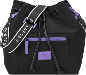 Florence By Mills Womens Truly Bucket Travel Bag, Black, M