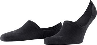 Falke Step Cotton High Cut No Show Socks in Black at Nordstrom, Size Medium