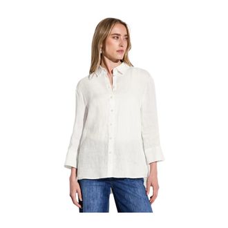 Street One Dames, Blouses & Shirts, Wit, Maat: S Poliester