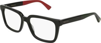 Gucci Glasses, unisex, Black, Size: 53 MM Optical Frame