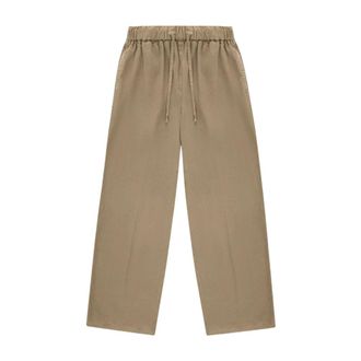 Circolo 1901 Wide Trousers, female, Beige, Size: XS Wide Trousers