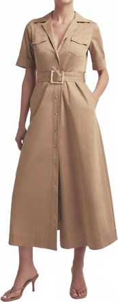 Favorite Daughter Expressing Myself Midi Dress In Macchiato