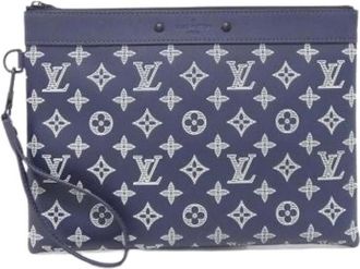Louis Vuitton Pre-owned Clutches, female, Blue, Size: ONE SIZE Pre-owned Vintage Clutch