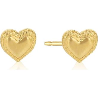 Set & Stones Leigh Heart Studs in Gold at Nordstrom