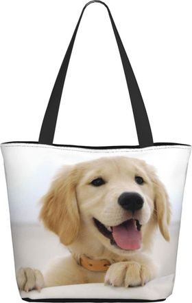 AOOEDM Golden Retriever Ladies Shopping Bag 13x11x7in.The Perfect ValentineS Day Gift.It Is The Best ValentineS Day Gift For Mom, Daughter, Wife,Etc