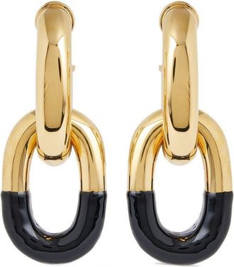 Paco Rabanne Womens Earrings Xl Link Gold