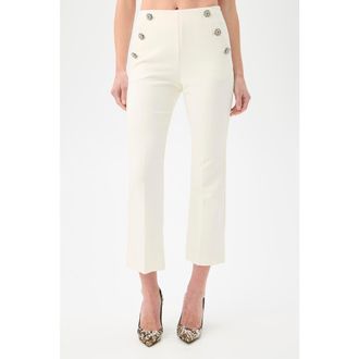 Trina Turk Luhrmann 2 Cropped Flare Leg Pant in Winter White at Nordstrom, Size 12