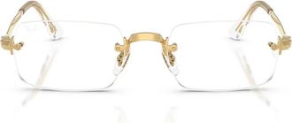 Ray-Ban Rx 3928V Optisch Montuur - unisex - Brillen - Geel - 52 MM - Accessoires