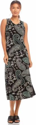 Karen Kane Sylvie Sleeveless Midi Dress In Paisley Print