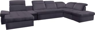 Sit&more Wohnlandschaft »Stardust U-Form« inklusive Kopfteilverstellung, Armlehnenfunktion und Tischelement
