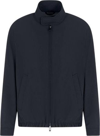 Emporio Armani Nylon Seersucker Blouson Jacket, Brand Size 52 ( US Size 42 )