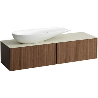 Laufen Il Bagno Alessi Cajonera, Encimera De Piedra Calce Avorio, - Laufen