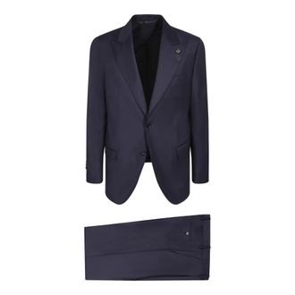Lardini Single Breasted Suits, male, Blue, Size: 3XL Cn400Ae Cn64416 850 Suit
