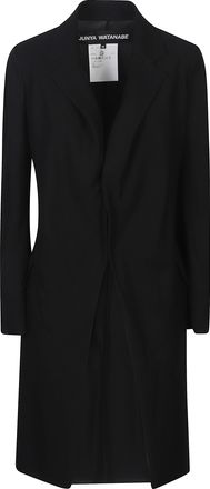 Junya Watanabe Black Flap Pockets Long Coat