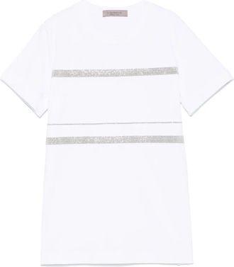 D.exterior D. EXTERIOR Cotton Jersey Chain Drop T-Shirt