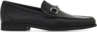 Ferragamo Black Leather Loafers