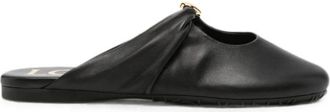 Loewe Sandalen met logo-embleem - Dames - Slip ons - Zwart - 36 EU - Schoenen