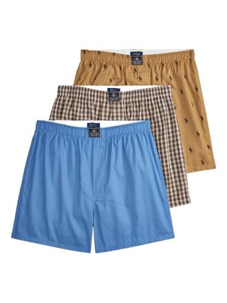 Polo Ralph Lauren cotton boxers (pack of three) - Blue