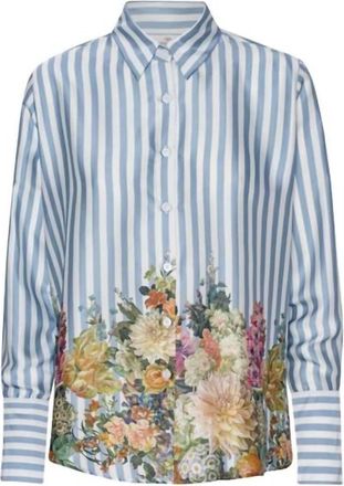 Karmamia Womens Joseph Shirt In Floral Stripe