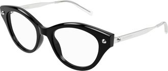 Alexander McQueen Dames, Accessoires, Zwart, Maat: 52 MM