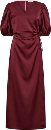 Co'Couture Vestido cruzado - Dresses - Mujer - Rojo - XS
