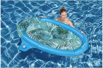 Trade Shop Trade Shop - Lounge Lettino Gonfiabile Galleggiante Piscina Mare Flexn Fold 171x94x16cm 43552