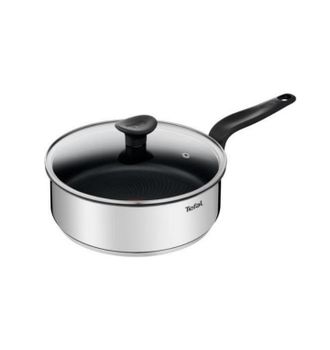 T-fal Sart&eacute;n De Acero Inoxidable De 24 Cm + Tapa - E3093204 Tefal