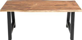 Salesfever Esstisch »Designer-Tisch für stilvolle Mahlzeiten« Zweifach gewachstes, geöltes Massivholz