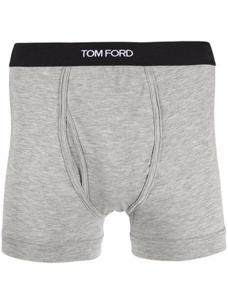 Tom Ford Boxer con stampa - Grigio