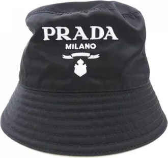 Prada Pre-owned Accessories, male, Black, Size: ONE SIZE Pre-owned Hat