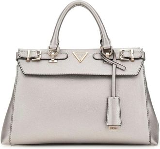 Guess Handtas met Logo - Dames - Handtassen - Grijs - ONE Size - Tassen