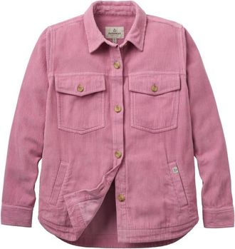 Passenger Stella Heavyweight Cord L/S Shirt Hemd f&uuml;r Damen | rosa