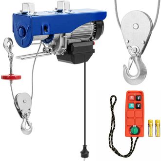 MSW Bike Accessories Cabrestante El&eacute;ctrico De Cable 1350 W 12 M 400 Kg