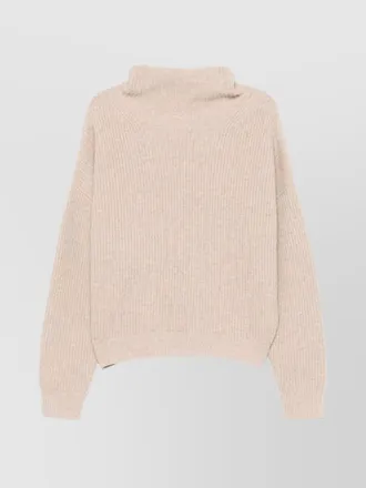 Isabel Marant cashmere merino wool ribbed oversized roll neck jumper