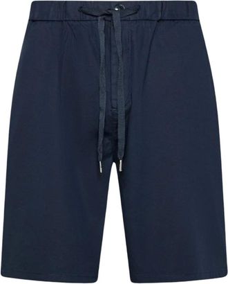 Sun 68 Korte Broeken, Heren, Blauw, XL, Stijlvolle Trekkoord Shorts