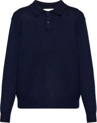 Lisa Yang Rufus Cashmere Sweater - Heren - Cashmere truien - Blauw - L - Truien & Vesten