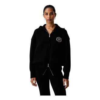 Ermanno Scervino Cardigan con zip - - Sweatshirts & Hoodies - Donna - Nero - S