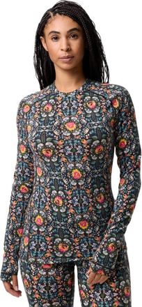 Backcountry Cedars Rws Merino Lt-Wt Baselayer Crew Top - Womens in Tyrol Floral Print at Nordstrom, Size X-Small
