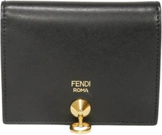 Fendi Pre-owned By The Way Small Wallet Calf Leather - Dames - Vintage Accessoires - Zwart - ONE Size - Leer - Vintage