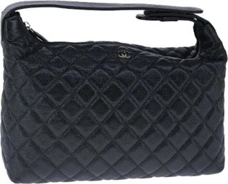 Chanel Pre-owned Vintage Schoudertas - Dames - Vintage Schoudertas - Zwart - ONE Size - Leer - Vintage