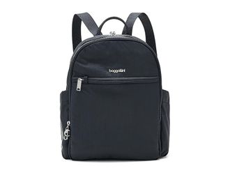 Baggallini Securtex(r) Anti-theft Getaway Backpack Clutch Handbags French Navy, Polyester