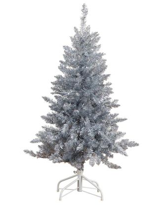 Nearly Natural 4Ft. Artificial Silver Christmas Tree