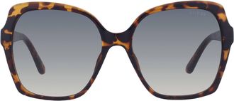 Guess Green Gradient Square Ladies Sunglasses GF6191 52P 54