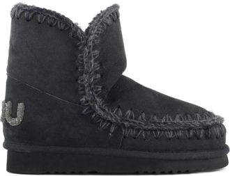 Mou Black Eskimo Boot - Dames - Winterlaarzen - Zwart - 39 EU - Wol - Schoenen